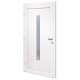 Porte d'entrée blanc 108x208 cm pvc 