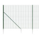 Clôture en treillis métallique et piquet d'ancrage vert 1,8x25m 