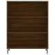 Armoire à étagères chêne marron 69,5x32,5x90 cm bois ingénierie 