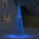  Arbre de Noël lumineux conique 688 LED bleu 300 cm