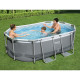 Piscine hors sol power steel ovale 305x200x84 cm