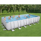 Ensemble de piscine power steel rectangulaire 732x366x132 cm