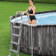 Ensemble de piscine ovale 7,32x3,66x1,22 m 