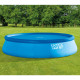 Couverture solaire de piscine bleu 448 cm polyéthylène 
