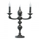 Lampe de table grise neoclassic 3 ampoules 51 cm