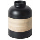 Pot décoratif en bambou 22 cm - Couleur au choix