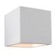 Applique troy plaster, blanc