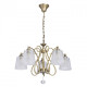 Suspension laiton classic 5 ampoules 85 cm
