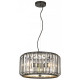 Suspension black bristol 3 lumières