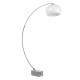 Lampadaire gris megapolis 1 ampoule 230 cm