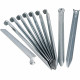Piquet cornière 10 pièces hauteur 24cm