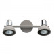 Spot gris neoclassic 2 ampoules 16 cm