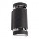 Applique d'extérieur noire street 2 ampoules 11 cm