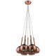 Suspension cuivre warwick 7 lumières