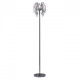 Lampadaire chromé techno 14 ampoules 153 cm