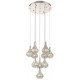 Suspension chrome bournemouth 10 lumières