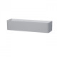 Applique murale blanche techno 2 ampoules 10.5 cm