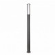 Lampadaire de jardin gris foncé cross 1 ampoule