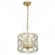 Suspension dorée classic 3 ampoules 31 cm