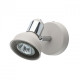 Spot gris neoclassic 1 ampoule 15 cm
