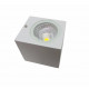 Applique murale led b33 3w ip44 blanc - couleur eclairage au choix