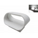 Applique murale led b43 5w ip44 blanc - couleur eclairage au choix
