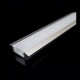 Profilé aluminium 2m couvercle blanc opaque