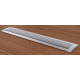 Profilé aluminium 2m couvercle blanc opaque 