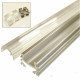 Profilé aluminium 1m couvercle transparent