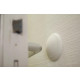 Butoir de béquille adhésif Elior élastomère blanc CIVIC INDUSTRIE - Ø60 x Ht.15 mm - 88902790