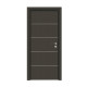 Bloc-porte pose fin de chantier collection premium seymour, h.204 x l.83 cm, aspect cuir basalte, réversible