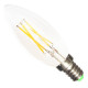 Ampoule led e14 c35 cob filament 6w 220v 360 - couleur eclairage au choix