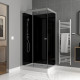 Cabine de douche shadow corner rectangle - 110x80x230cm