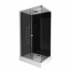 Cabine de douche rectangle 110x80x215cm - raven Aurlane - CAB174