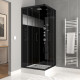 Cabine de douche carrée 90x90x215cm- MIRROR SPACE SQUARE Aurlane - CAB182
