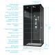 Cabine de douche carrée 90x90x215cm- MIRROR SPACE SQUARE Aurlane - CAB182 