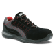 Chaussure basse zephir s1p - s 24 bossi industrie - cuir croûte velours noir/toile grise - 5122 - Pointure au choix
