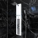 Colonnne de douche à hyrdomassage - 22x125cm - en verre trempé avec plaque inox - alpha white