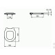 Abattant Matura FC simple assise blanc PORCHER / IDEAL STANDARD - E822601 