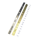 Crémaillère MONIN SAS - Acier laitonné - Larg.16 mm - Barre de 2 mL - 270701 