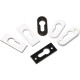 Rosace adhésive clé i goettgens alu brut - 3 mm - d4015brut 