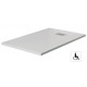 Receveur kinesurf nouveau extra-plat antidérapant - rectangulaire - 120 x 80 cm - blanc
