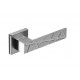 Ensemble sur rosace carré colindale brionne - nickelé satiné - pc529010n