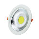Downlight spot led cob rond 30w ø228mm - couleur eclairage au choix