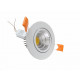 Spot encastrable led cob rond orientable 5w 80 - couleur eclairage au choix
