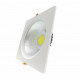 Downlight spot led cob carré 30w 195mm - couleur eclairage au choix