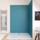 Panneau mural de douche bleu en aluminium - 120 x 210 cm - wall'it bleu 120 Aurlane - FAC330