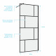 Paroi de douche + barre de fixation - bricks 80cm Aurlane - FAC675 