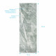 Panneau mural de douche en composite - feuille de pierre et ciment - 90 x 210 cm - ice green 90 Aurlane - FAC690 