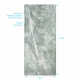 Panneau mural de douche en composite - feuille de pierre et ciment - 90 x 210 cm - ice green 90 Aurlane - FAC691 